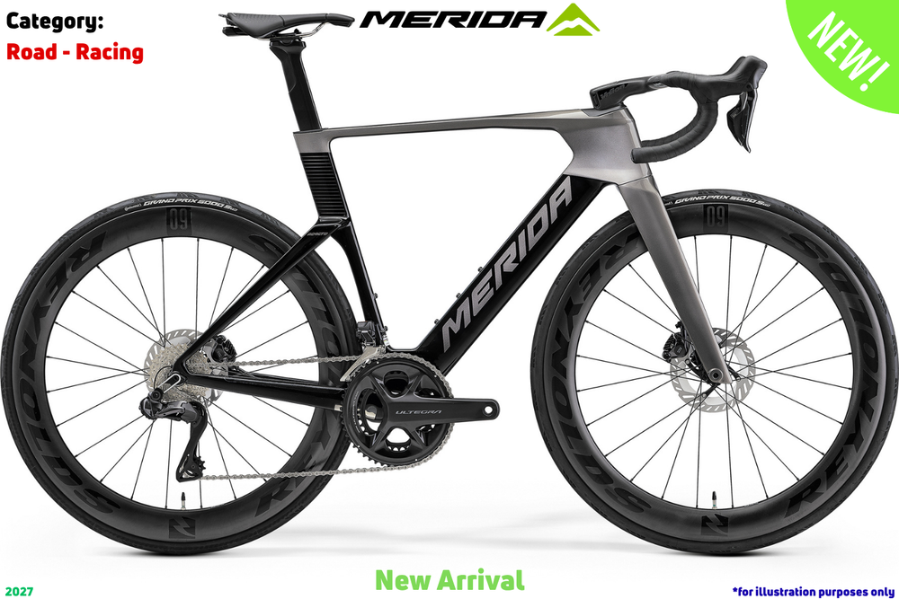 Merida Reacto 8000 - MY27 - Slate Grey/Black (Grey) | Hup Leong
